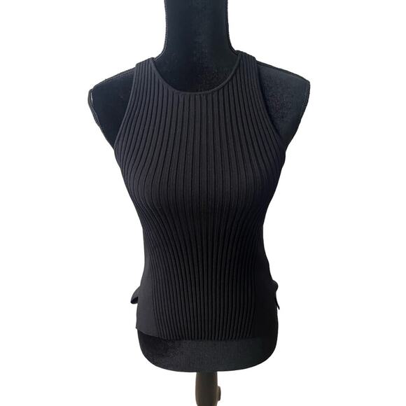 Ganni Black Tank Top - xs - Picture 1 of 4
